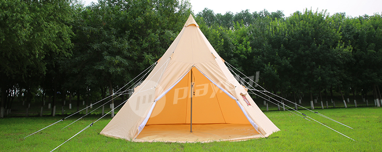 Cheap Goat Tents Luxury Waterproof Tepee Tent 5m Cotton Canvas Camping Teepee Tipi Indian Tent   
